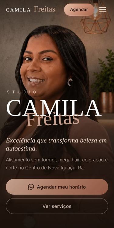 Versão para celular deste site