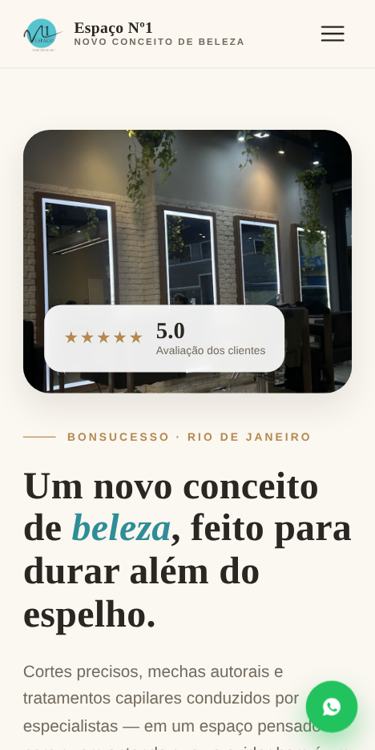 Versão para celular deste site