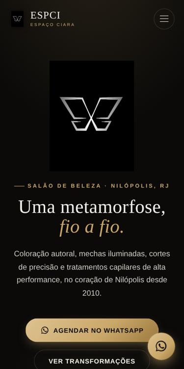 Versão para celular deste site