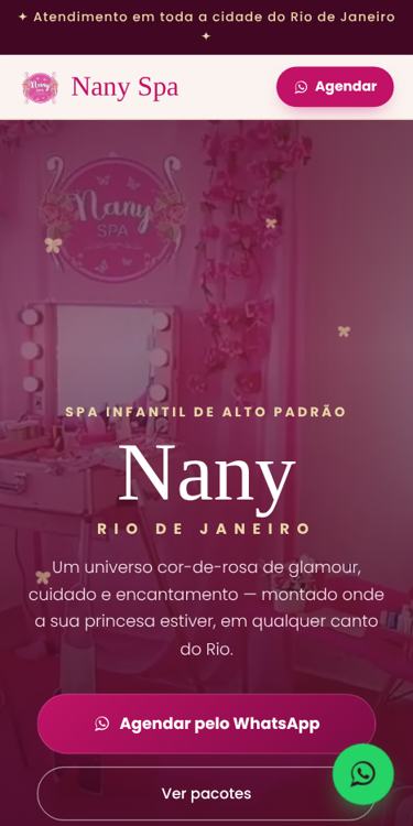 Versão para celular deste site